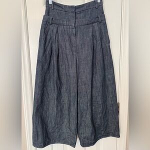 Tibi | Sample Sale Double Waisted Cropped Jeans | Size 0/2